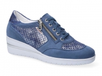 Chaussure mobils sandales modele precilia perf bleu
